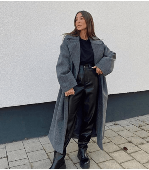 Elegant vinterfrakk for kvinner Lyrosa Butikk