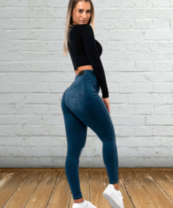 Elena | Jeans med høy midje Lyrosa Butikk
